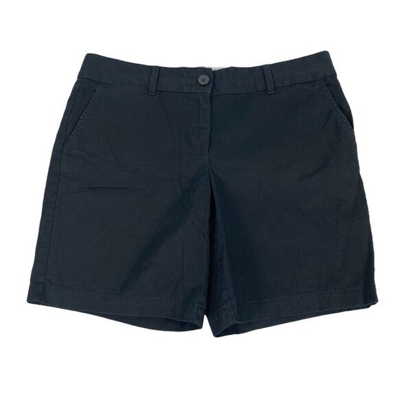 Loft Black Bermuda Shorts size 8 - Picture 1 of 5